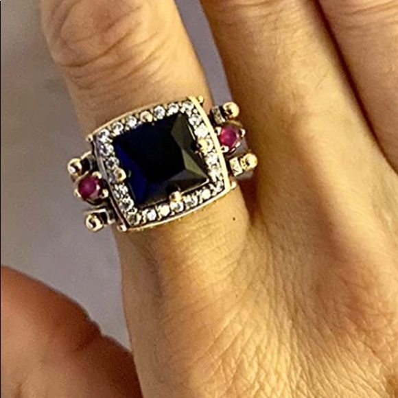 Mesmerizing MUST have reversible Turkish ring Big statement ring, best gift ever - Picture 7 of 9